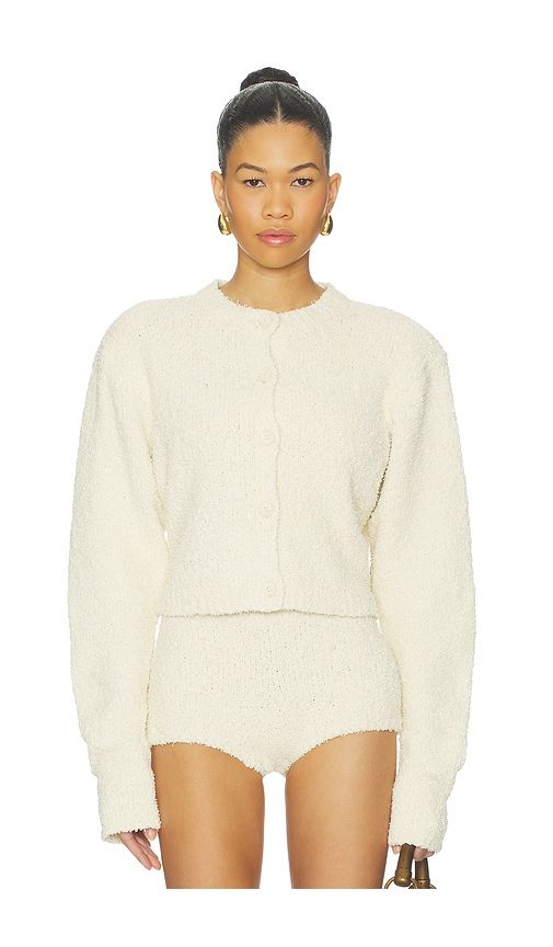 Tropicana Cardigan in Cream. - size L (also in M, S) - SIR. - Modalova