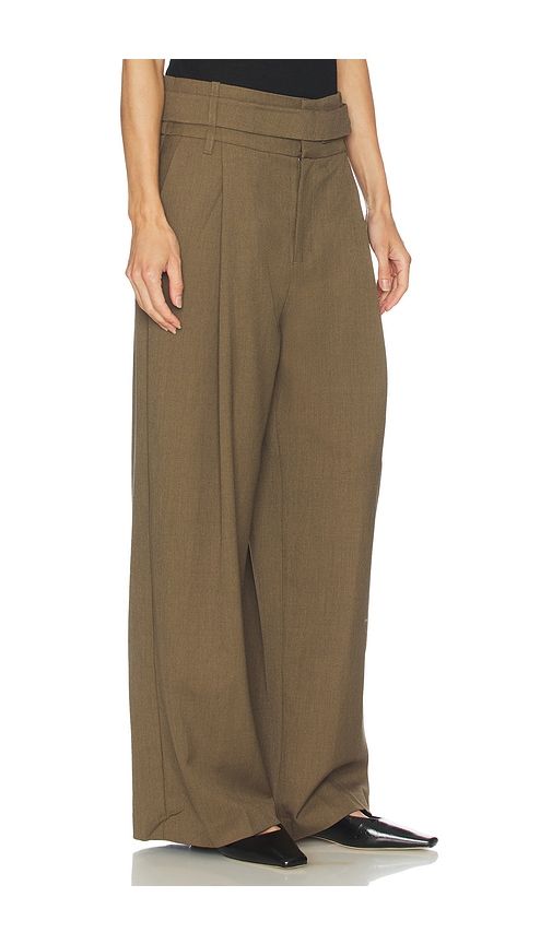 Sartoria Belted Trouser in Chocolate. - size 1/S (also in 2/M) - SIR. - Modalova