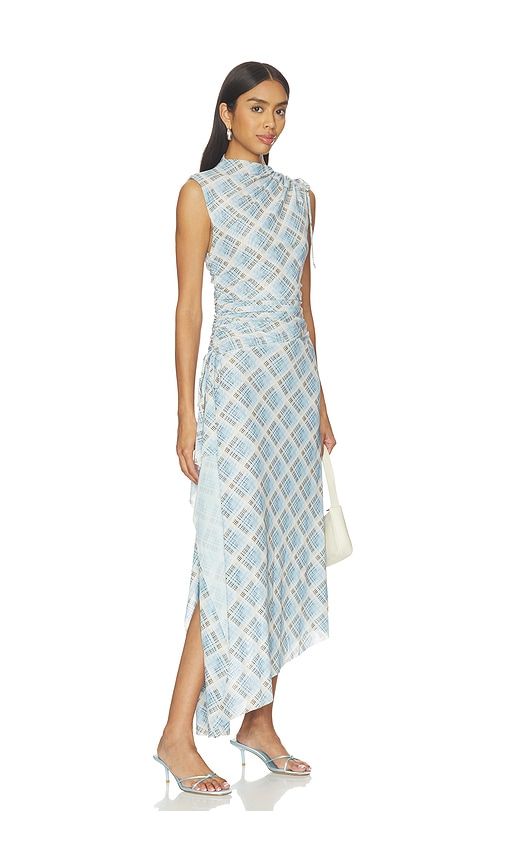 Novalyn Plaid Dress in Baby Blue. - size S (also in XS) - SOVERE - Modalova