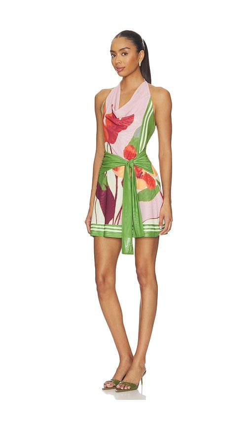 Kalea Mini Dress in Pink,Green. - size L (also in M, S, XL) - SOVERE - Modalova