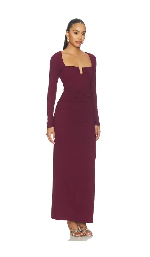 Lola Dress in Burgundy. - size L (also in M, S, XS) - SOVERE - Modalova