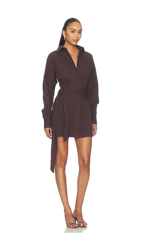 Marlowe Shirt Dress in Brown. - size M (also in S, XS) - SOVERE - Modalova