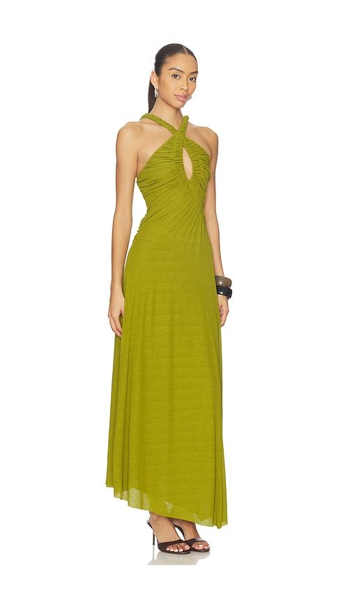 Alora Midi Dress in Green. - size M (also in XS) - SOVERE - Modalova