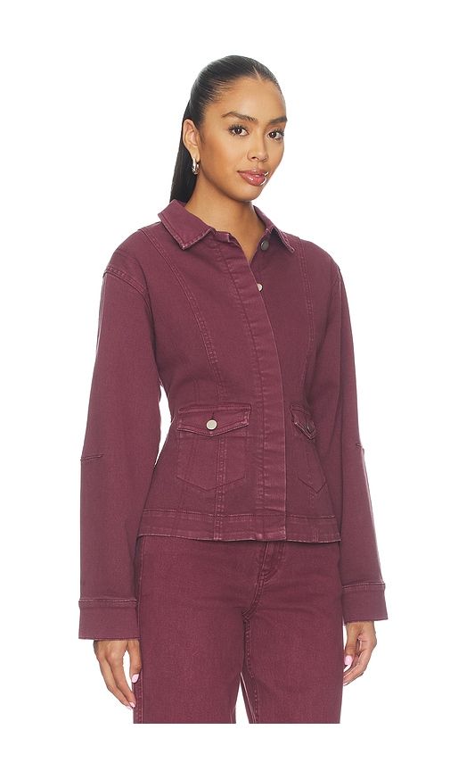 Blaine Denim Jacket in Burgundy. - size L (also in M, S, XS) - SOVERE - Modalova