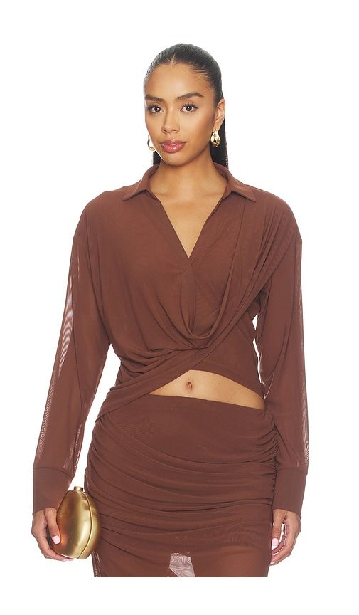 Selen Shirt in Brown. - size S (also in XS, M, L) - SOVERE - Modalova