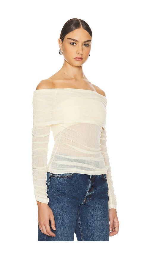 Rise Mesh Top in Cream. - size S (also in XS) - SOVERE - Modalova