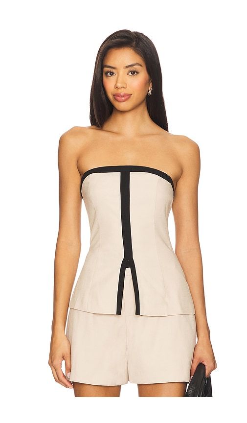 Refine Bodice Top in Taupe. - size M (also in S, XS) - SOVERE - Modalova