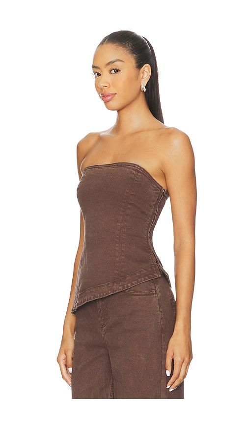 Zyra Bodice in Brown. - size M (also in S, XS) - SOVERE - Modalova