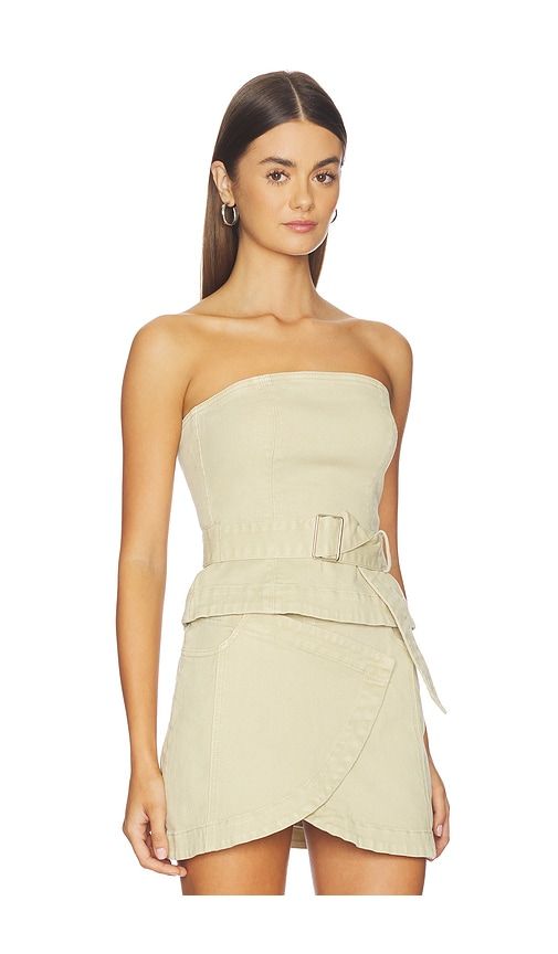 Verve Denim Bodice in Beige. - size L (also in M, S, XL, XS) - SOVERE - Modalova