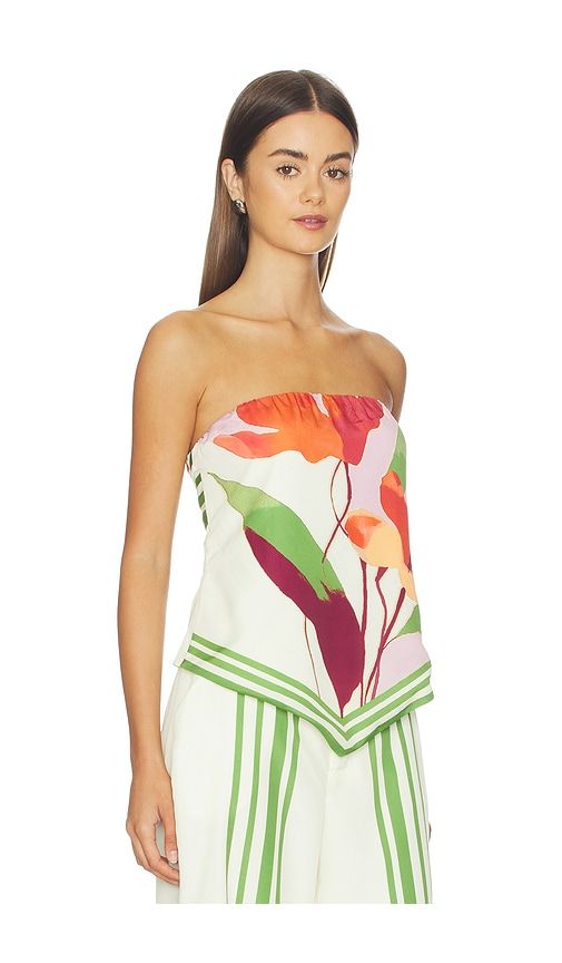 Kalea Top in White,Green. - size L (also in M, S, XL, XS) - SOVERE - Modalova