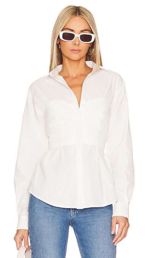 Capture Corset Top in White. - size M (also in XS) - SOVERE - Modalova