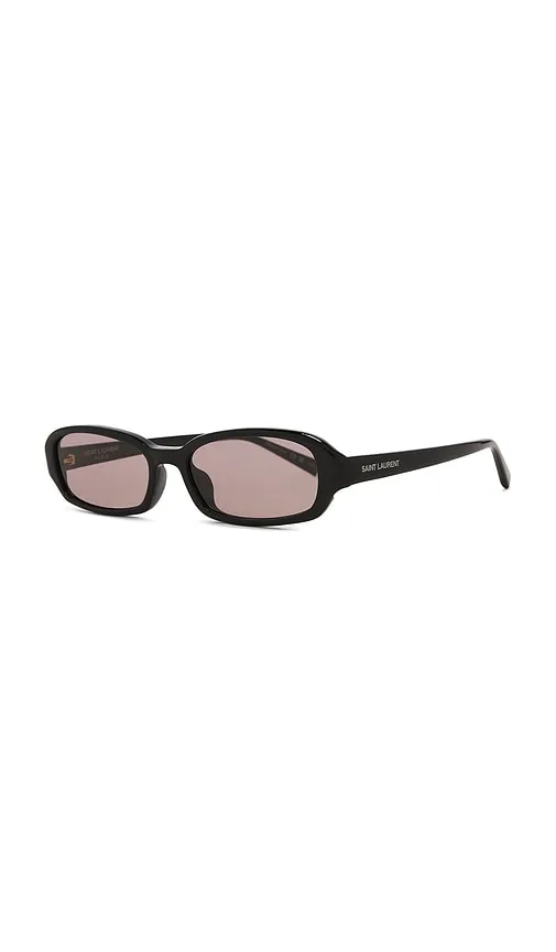 Sl Logo Erin Rectangular Sunglasses in - Saint Laurent - Modalova