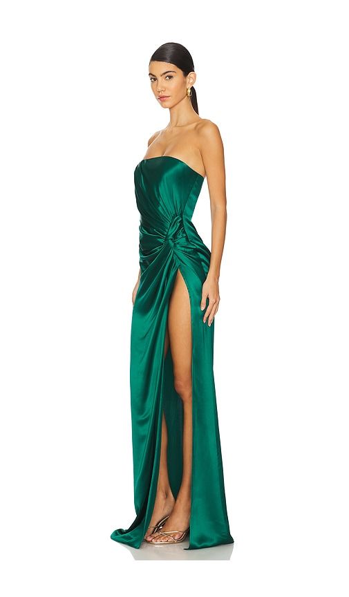 Hera Gown in Dark Green. - size 0 (also in 10, 2, 6) - SAU LEE - Modalova