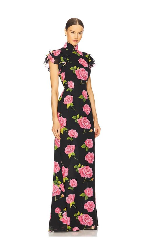 Sylvie Dress in Black. - size 0 (also in 00, 2, 4) - SAU LEE - Modalova