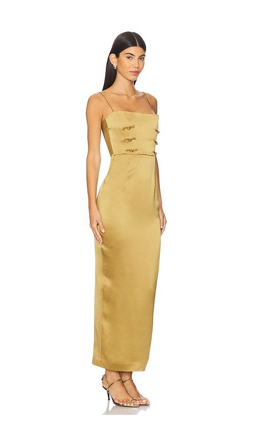 Taylor Dress in Olive. - size 0 (also in 12, 2, 4) - SAU LEE - Modalova