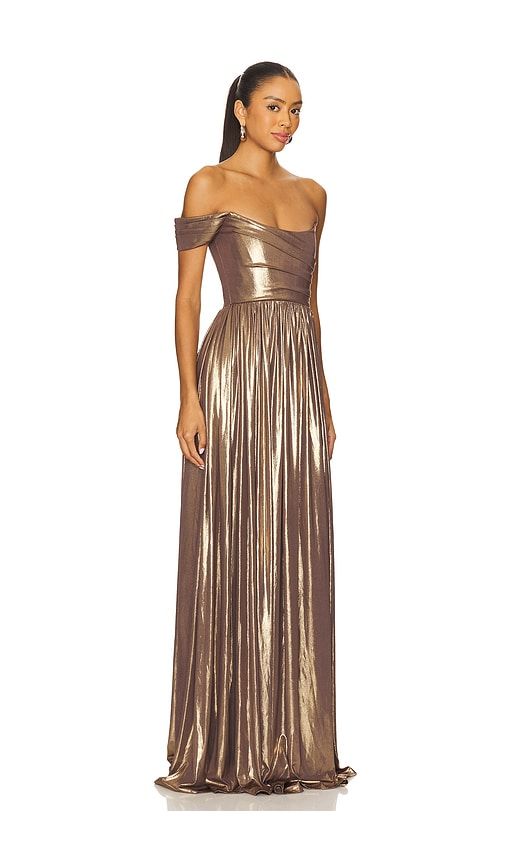Kennedy Gown in Metallic . - size 0 (also in 2, 4, 8) - SAU LEE - Modalova