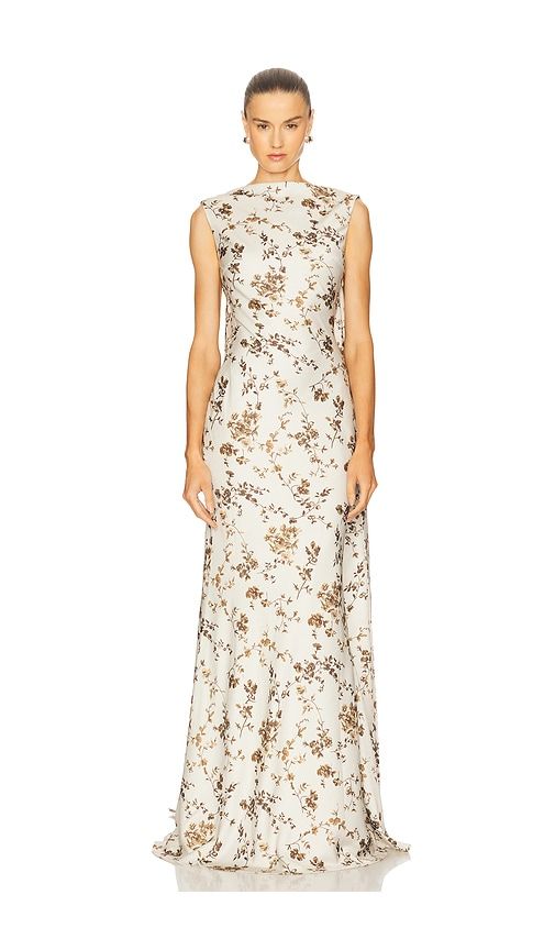 Callie Gown in Beige. - size 4 (also in 6) - SAU LEE - Modalova