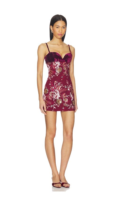 Aura Dress in Wine. - size 2 (also in 6, 8) - SAU LEE - Modalova