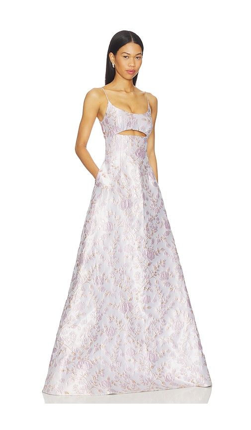 Jacinda Gown in Lavender. - size 0 (also in 10, 12, 2, 4, 6, 8) - SAU LEE - Modalova