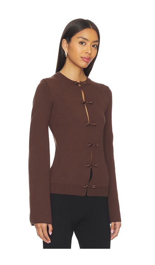 Clover Cardigan in Brown. - size M (also in XS) - SAU LEE - Modalova