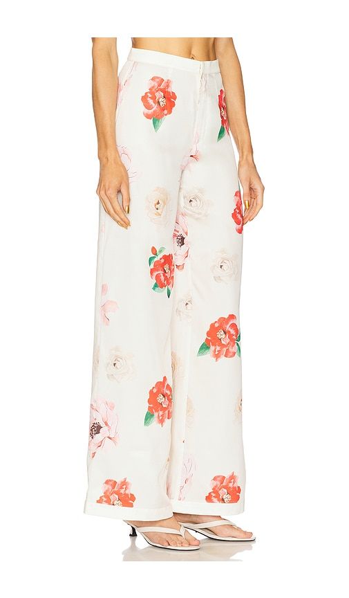 Elba Pant in White. - size 12 (also in 4, 6) - SAU LEE - Modalova
