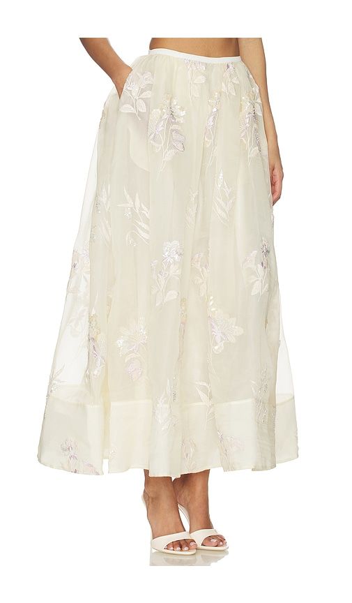 Valentina Skirt in Lemon. - size 0 (also in 00, 2, 4, 6, 8) - SAU LEE - Modalova