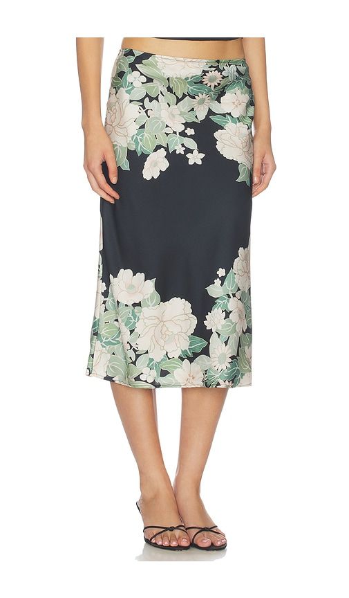 Dara Midi Skirt in Black. - size 0 (also in 00, 2, 4, 6, 8) - SAU LEE - Modalova
