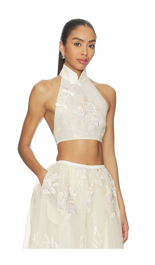 Valentina Top in Lemon. - size 0 (also in 10, 4, 6, 8) - SAU LEE - Modalova