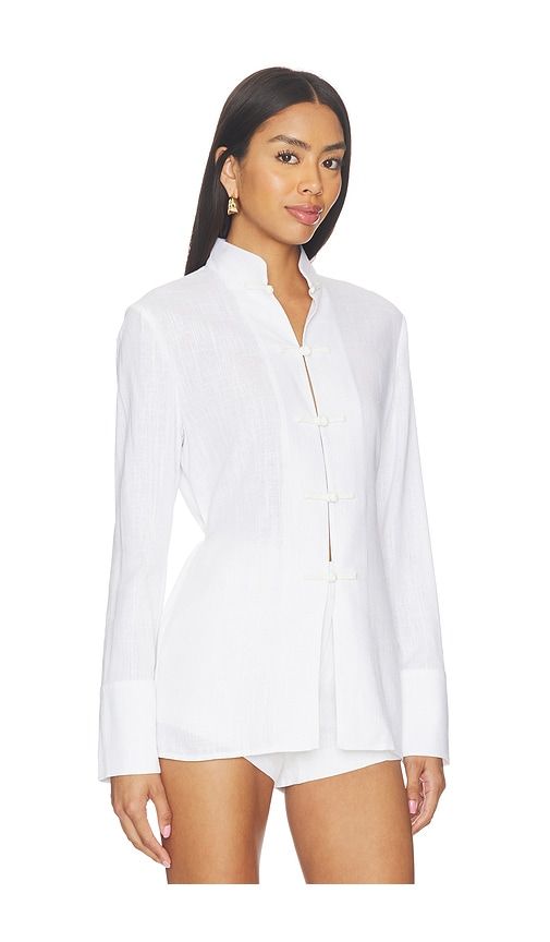 Martina Linen Top in . - size 4 (also in 6) - SAU LEE - Modalova