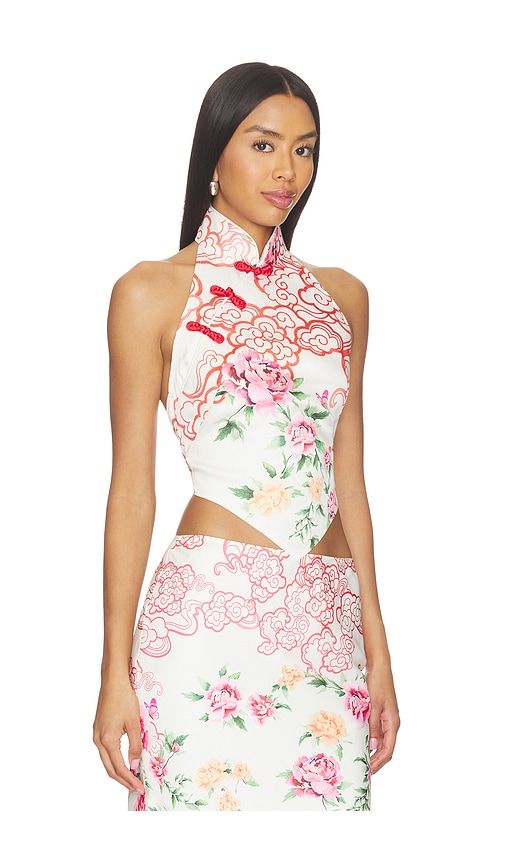 Fiora Top in White,Pink. - size 0 (also in 8) - SAU LEE - Modalova