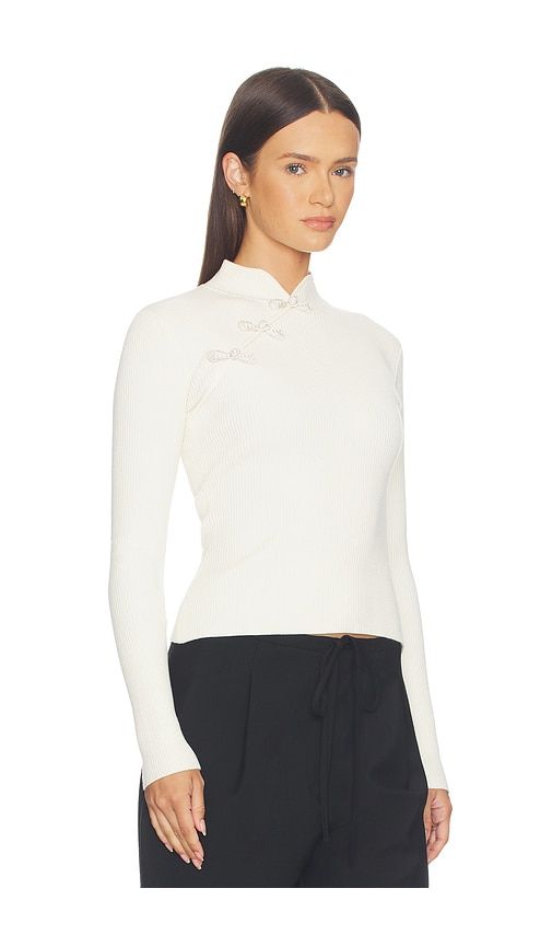Petar Knit Top in White. - size L (also in M, S, XS) - SAU LEE - Modalova