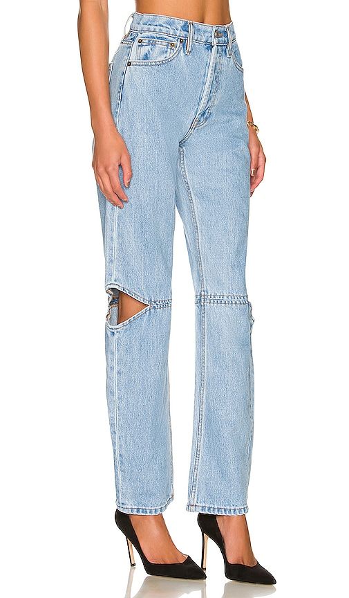 Cowgirl High Rise Straight in Denim-Light. - size 23 (also in 24, 32) - Still Here - Modalova