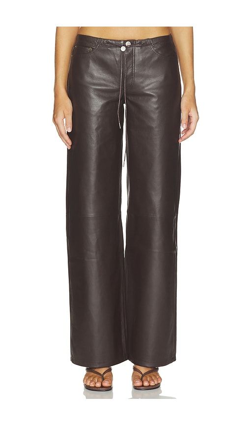 Cool Wide Leg Pant in Brown. - size 23 (also in 24, 25, 26, 27, 28, 29, 30, 31, 32) - Still Here - Modalova