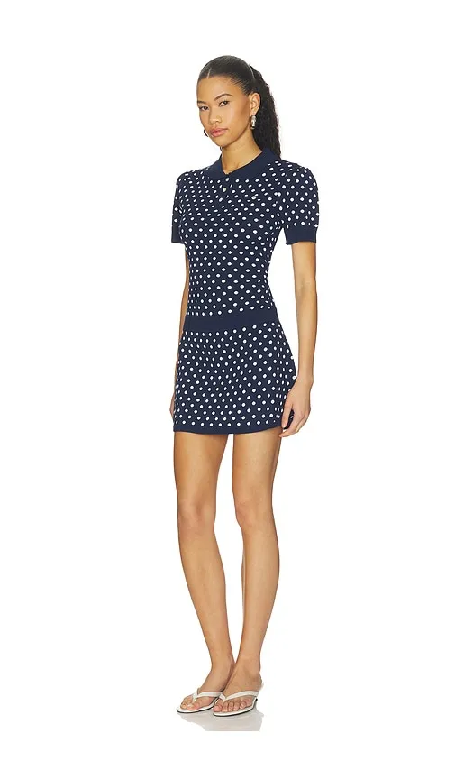 Tumi Sweater Dress in Navy. - size M (also in S, XS) - Sandy Liang - Modalova