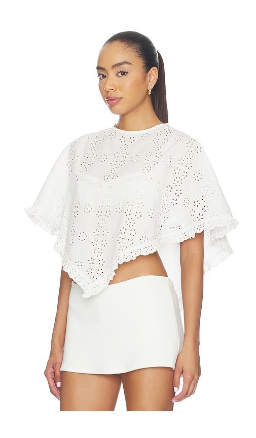 Soba Poncho in . - size M/L (also in XS/S) - Sandy Liang - Modalova