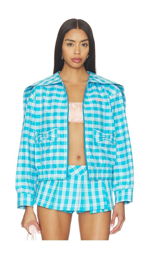Farro Jacket in Blue. - size L (also in S) - Sandy Liang - Modalova