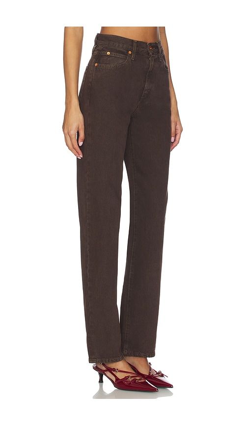 X REVOLVE London Straight Jeans in Brown. - size 27 (also in 30) - SLVRLAKE - Modalova