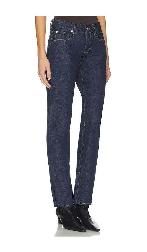 Isabel Low Rise Slim Leg Jeans in Navy. - size 31 (also in 32) - SLVRLAKE - Modalova