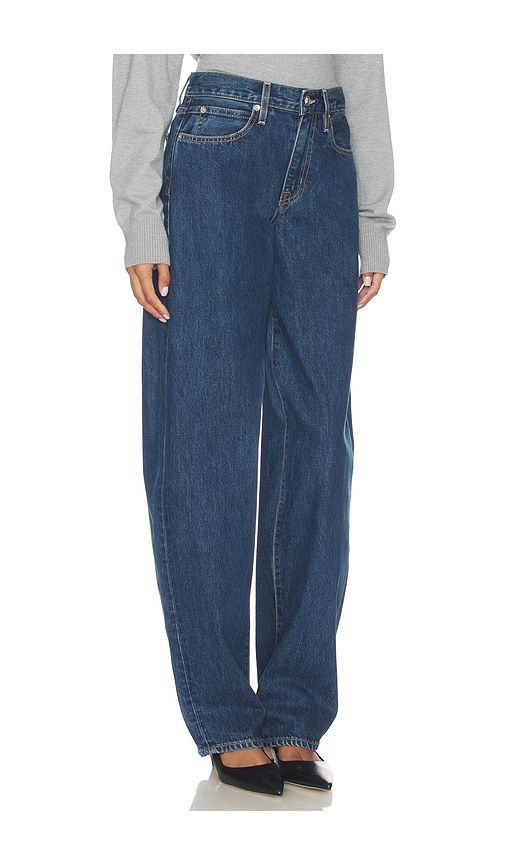 Tess Long Relaxed Curve Jeans in Blue. - size 25 (also in 26) - SLVRLAKE - Modalova