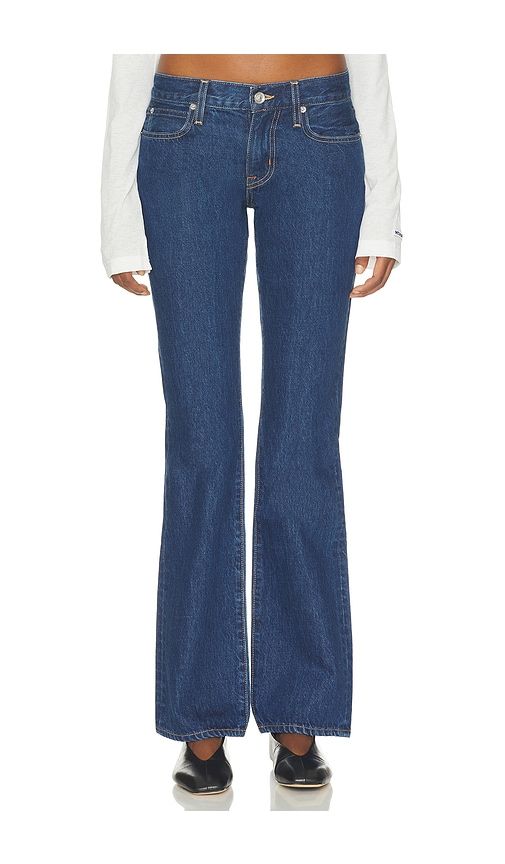 Jade High Rise Slim Boot Jean in Blue. - size 24 (also in 25, 26, 27, 28, 29, 30, 31, 32) - SLVRLAKE - Modalova