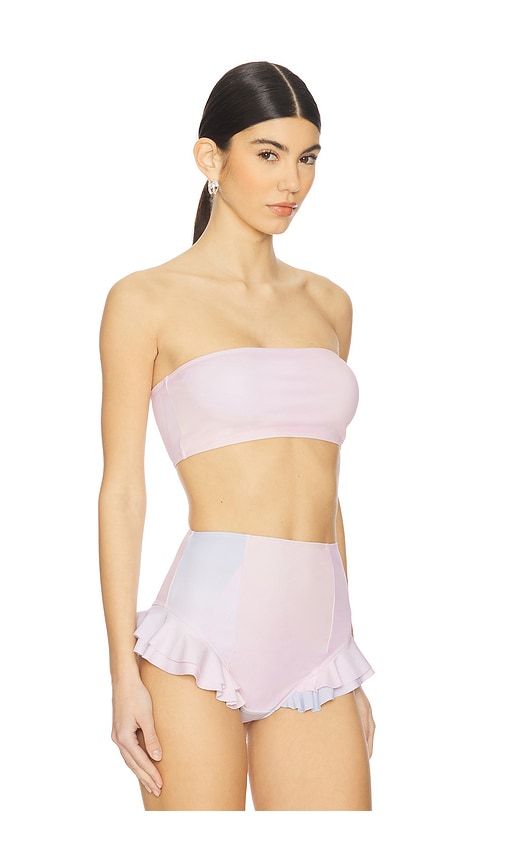 The Bandeau Bikini Top in Blush. - size 5X (also in 6X) - Selkie - Modalova