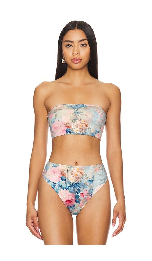 The Bandeau Bikini Top in Multi. - size 4X (also in 5X, 6X, XL) - Selkie - Modalova