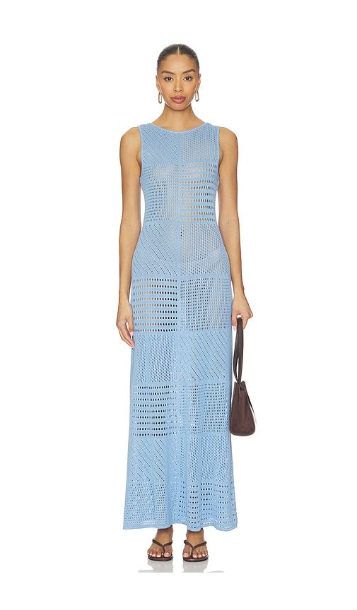The Morenzo Dress in Blue. - size L (also in S) - Solid & Striped - Modalova