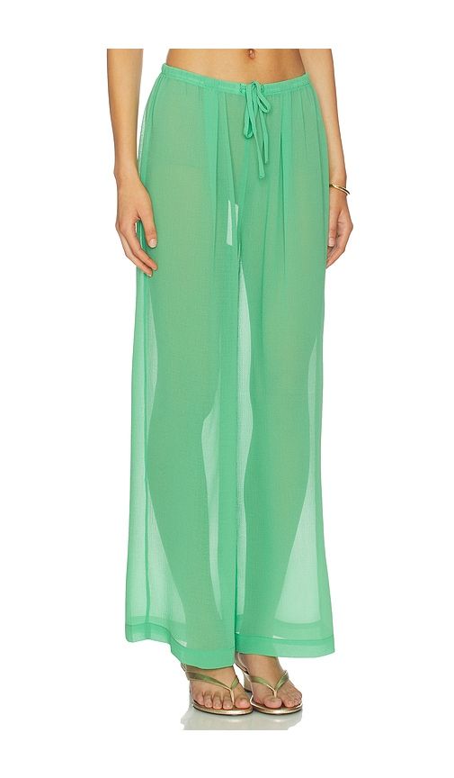 The Ashling Pant in Green. - size M (also in S, XS) - Solid & Striped - Modalova