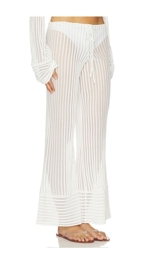 The Athena Pant in White. - size L (also in M, S, XL) - Solid & Striped - Modalova