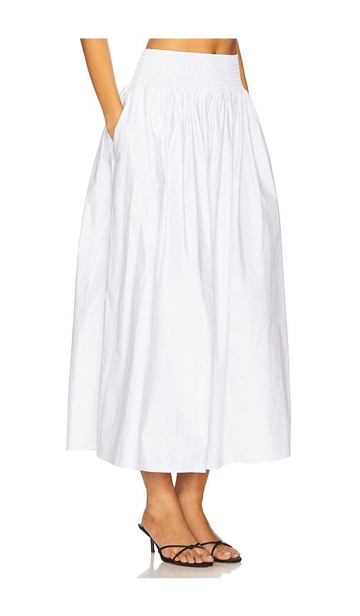 The Noreen Skirt in White. - size L (also in XL) - Solid & Striped - Modalova