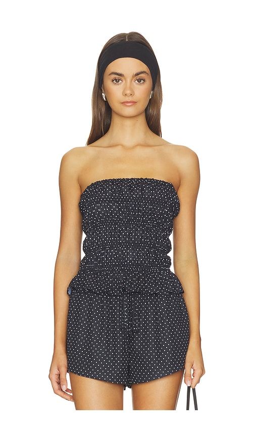 The Delilah Top in Black. - size L (also in M, S, XL, XS) - Solid & Striped - Modalova