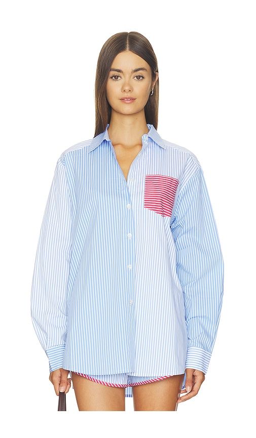 The Avril Button Down in Blue. - size L (also in M, S, XL) - Solid & Striped - Modalova