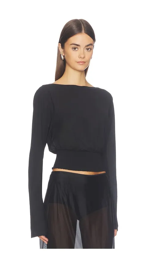 The Ace Top in Black. - size L (also in M, S, XL) - Solid & Striped - Modalova