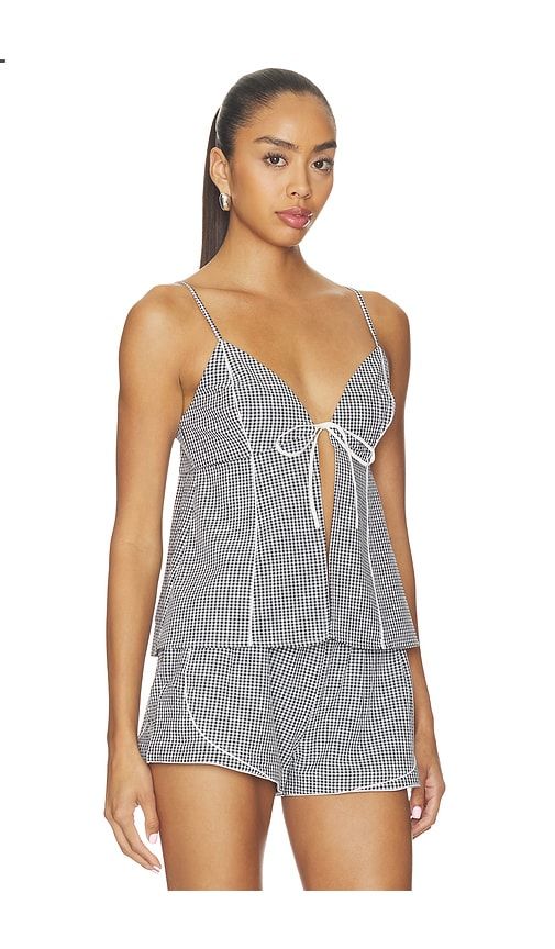 The Eleni Top in Black. - size L (also in M, S, XL, XS) - Solid & Striped - Modalova